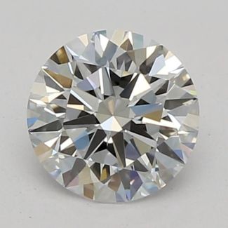 0.45 Carat Round D VVS1 EX GIA Natural Diamond