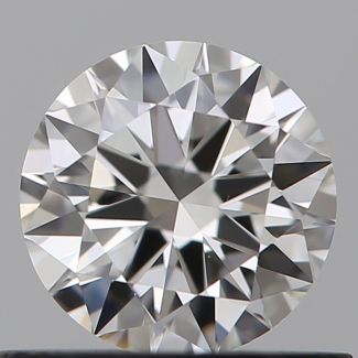 0.57 Carat Round G VVS2 EX GIA Natural Diamond