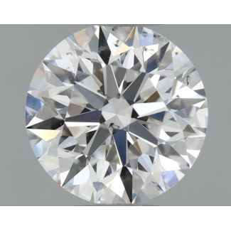 0.55 Carat Round D SI1 EX GIA Natural Diamond