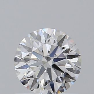 0.61 Carat Round D VS1 EX GD GIA Natural Diamond