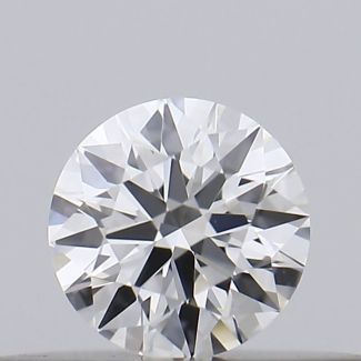 0.18 Carat Round E VVS2 VG EX GIA Natural Diamond