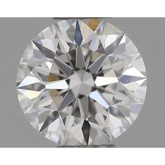 0.36 Carat Round E VVS1 EX GIA Natural Diamond