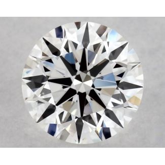 0.37 Carat Round G VVS1 EX VG GIA Natural Diamond