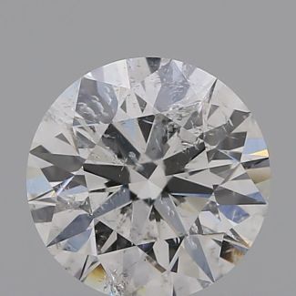 0.71 Carat Round F I1 EX VG GIA Natural Diamond