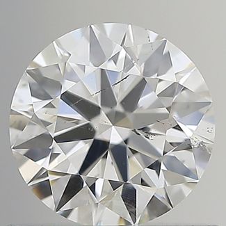 0.70 Carat Round G SI1 EX GIA Natural Diamond