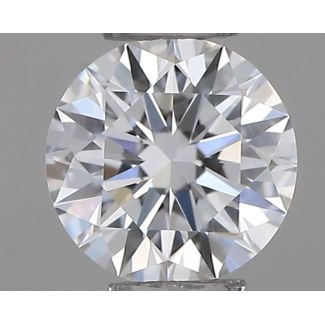 0.22 Carat Round F IF EX GIA Natural Diamond