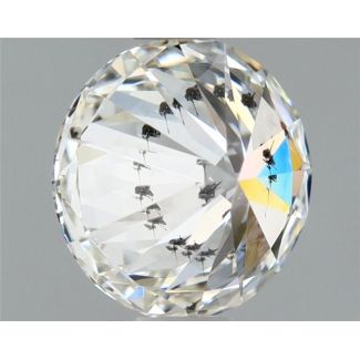 0.72 Carat Round H SI2 EX VG GIA Natural Diamond