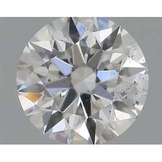 0.33 Carat Round F SI1 EX VG IGI Natural Diamond