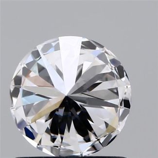 0.91 Carat Round D VVS1 EX GIA Natural Diamond