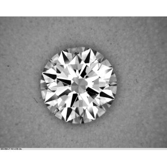 0.59 Carat Round F VS1 EX VG GIA Natural Diamond