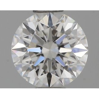 0.52 Carat Round G VVS2 EX GIA Natural Diamond