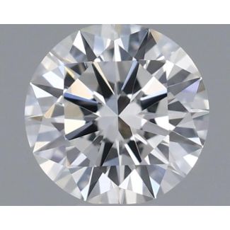 0.33 Carat Round E VVS1 EX GIA Natural Diamond