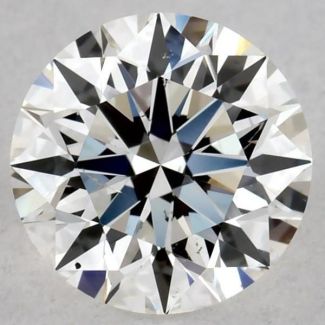 0.51 Carat Round G SI1 EX GIA Natural Diamond