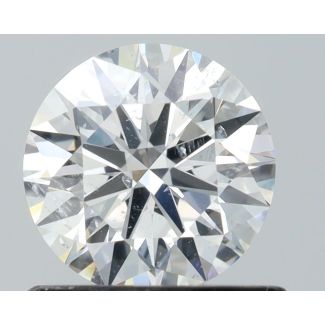 0.71 Carat Round E SI2 EX GIA Natural Diamond