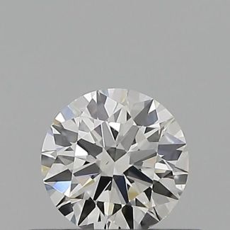 0.33 Carat Round H VS1 EX VG GIA Natural Diamond