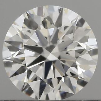 0.62 Carat Round F VVS2 EX GIA Natural Diamond