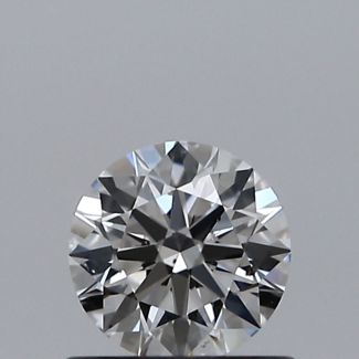 0.51 Carat Round D SI1 EX GIA Natural Diamond