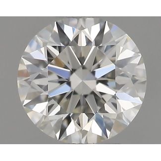 0.4 Carat Round H VVS1 EX IGI Natural Diamond