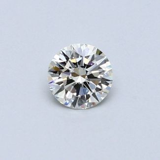 0.45 Carat Round H VVS1 EX VG GIA Natural Diamond