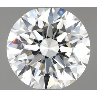 0.5 Carat Round H VS1 EX GIA Natural Diamond