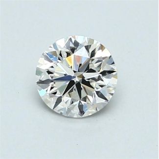 0.5 Carat Round H VVS2 VG EX GIA Natural Diamond