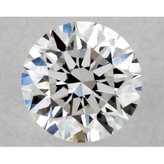 0.34 Carat Round F VS1 EX GIA Natural Diamond