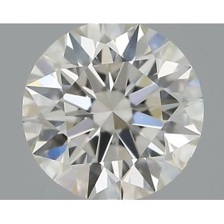 0.4 Carat Round H VS1 EX IGI Natural Diamond