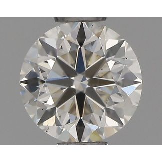 0.5 Carat Round H VS2 VG EX GIA Natural Diamond