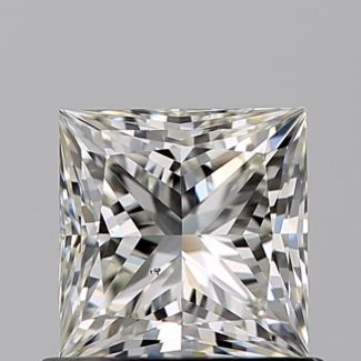 0.70 Carat Princess J VS2 - EX VG GIA Natural Diamond