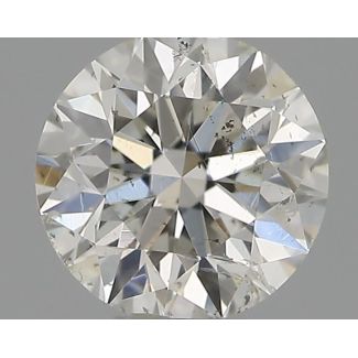 0.30 Carat Round G SI2 EX IGI Natural Diamond