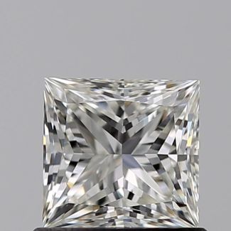 0.70 Carat Princess H VVS1 - EX GD GIA Natural Diamond