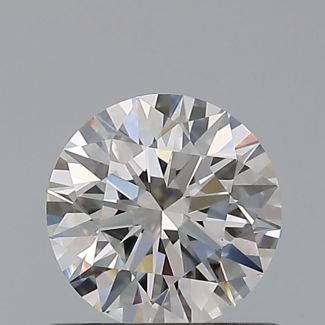 0.6 Carat Round F VVS1 EX GIA Natural Diamond