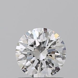 0.9 Carat Round F IF EX GIA Natural Diamond