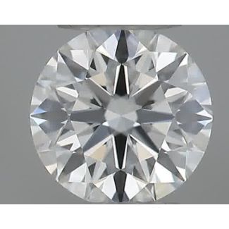 0.19 Carat Round G IF EX GIA Natural Diamond