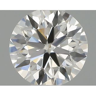 0.3 Carat Round F VVS2 EX IGI Natural Diamond