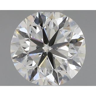 0.61 Carat Round H SI1 VG EX GIA Natural Diamond