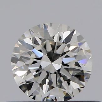 0.35 Carat Round H VVS2 VG EX GIA Natural Diamond