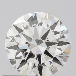 0.50 Carat Round H VS2 EX VG GIA Natural Diamond