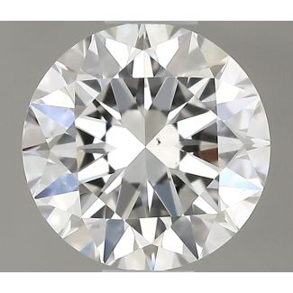 0.53 Carat Round G VS2 EX GIA Natural Diamond