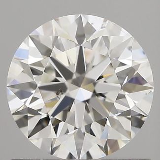 0.9 Carat Round G SI1 EX GIA Natural Diamond