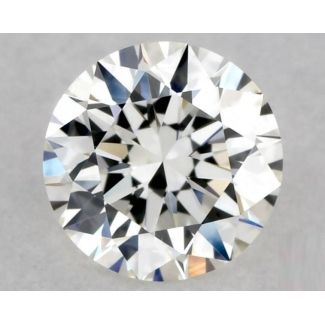 0.4 Carat Round H VVS1 EX GIA Natural Diamond