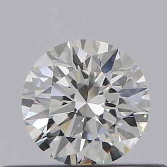 0.30 Carat Round H VVS1 EX VG GIA Natural Diamond