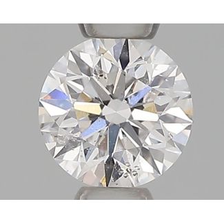 0.31 Carat Round D SI2 VG GD GIA Natural Diamond