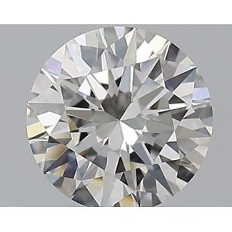 0.35 Carat Round F VVS1 EX GIA Natural Diamond