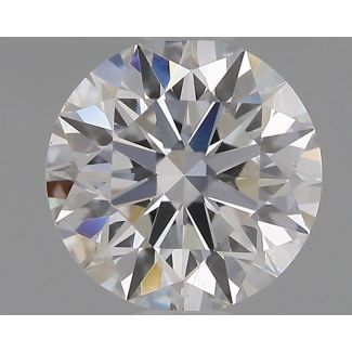 0.5 Carat Round E VS1 EX GIA Natural Diamond