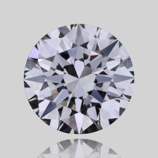 0.5 Carat Round H VVS1 EX GIA Natural Diamond