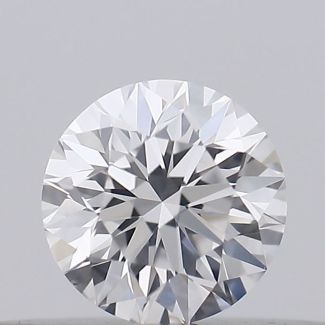 0.19 Carat Round D SI1 EX GIA Natural Diamond