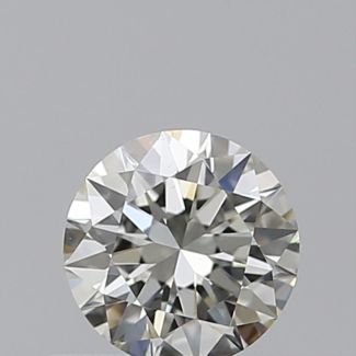 0.40 Carat Round J VVS2 EX GIA Natural Diamond