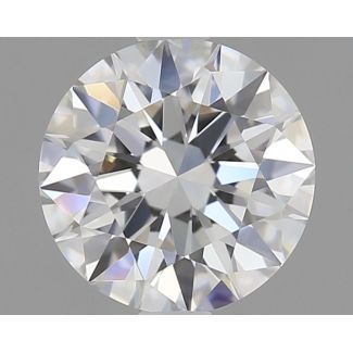 0.83 Carat Round F VVS1 EX GIA Natural Diamond