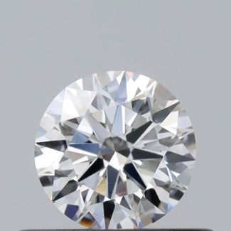 0.35 Carat Round E VVS1 EX VG GIA Natural Diamond